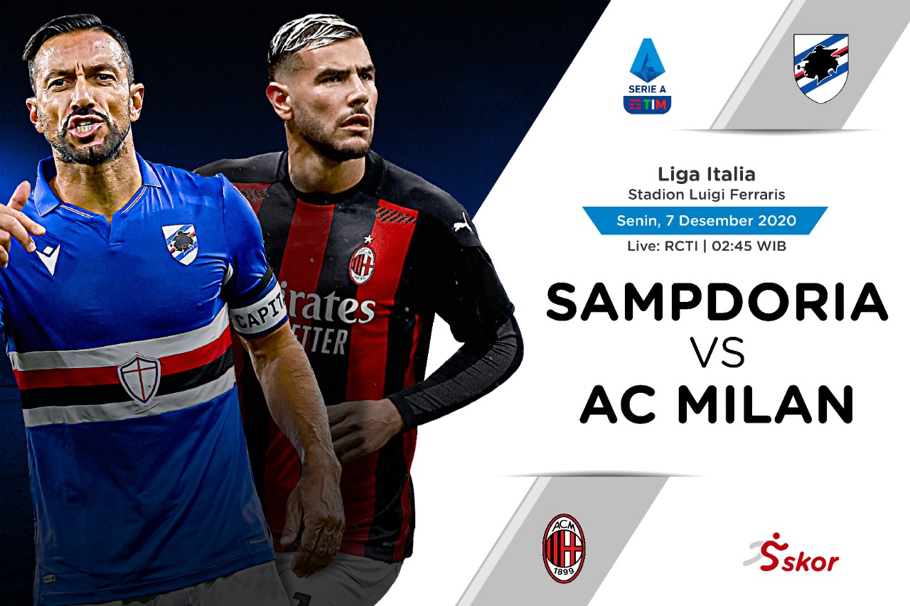 Prediksi Liga Italia: Sampdoria vs AC Milan