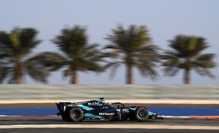 F2 GP Bahrain: Meski Nirpoin, Sean Gelael Sukses Finis di Depan Juara Dunia F2 2020