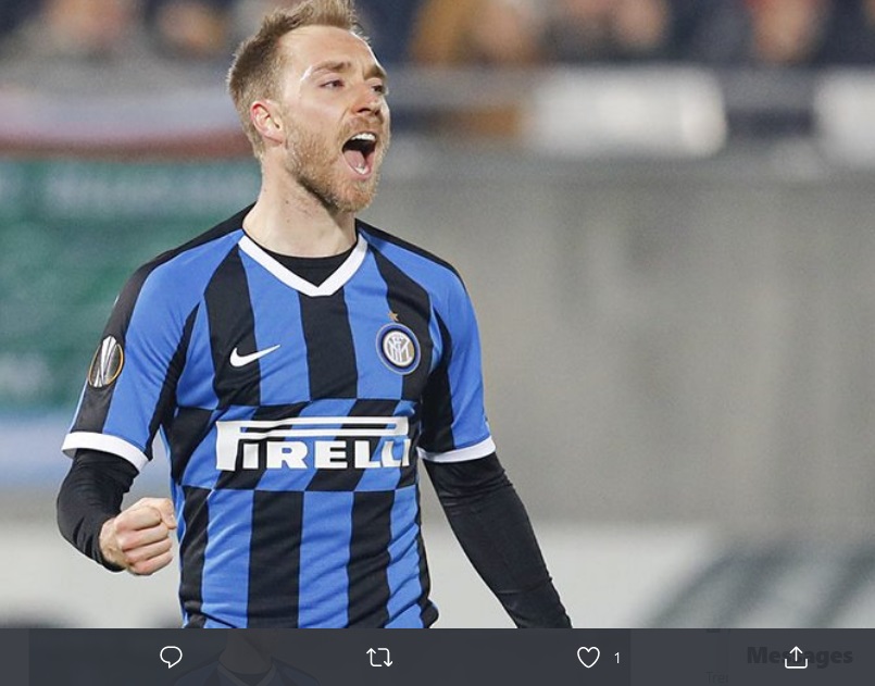 Inter Milan Tawarkan Christian Eriksen ke Dua Klub Madrid