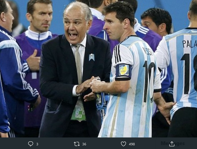 Lionel Messi Ucapkan Belasungkawa untuk Kepergian Alejandro Sabella