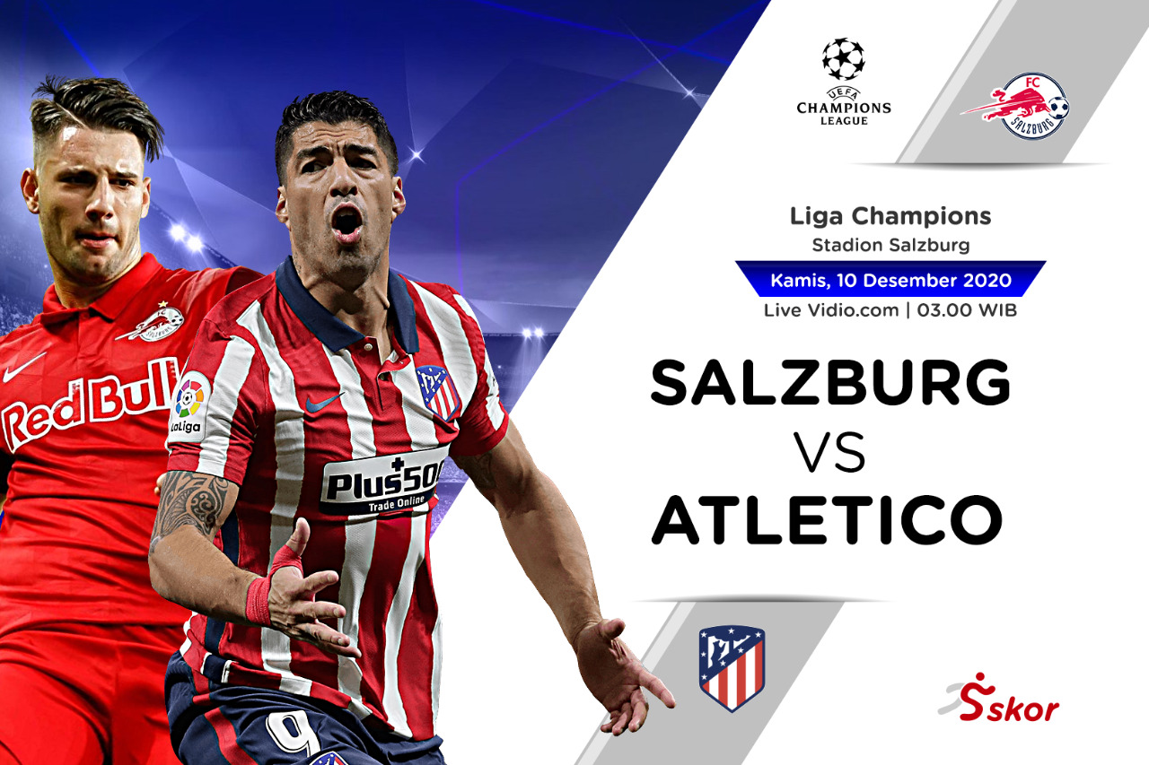 Link Live Streaming RB Salzburg vs Atletico Madrid di Liga Champions