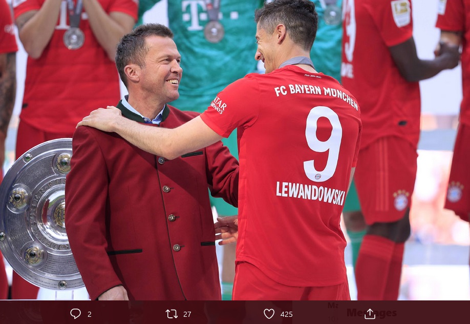 Lothar Matthaus: Jika Malam Ini Lewandowski Tidak Meraih The Best, Saya Tidak Pernah Percaya lagi kepada FIFA