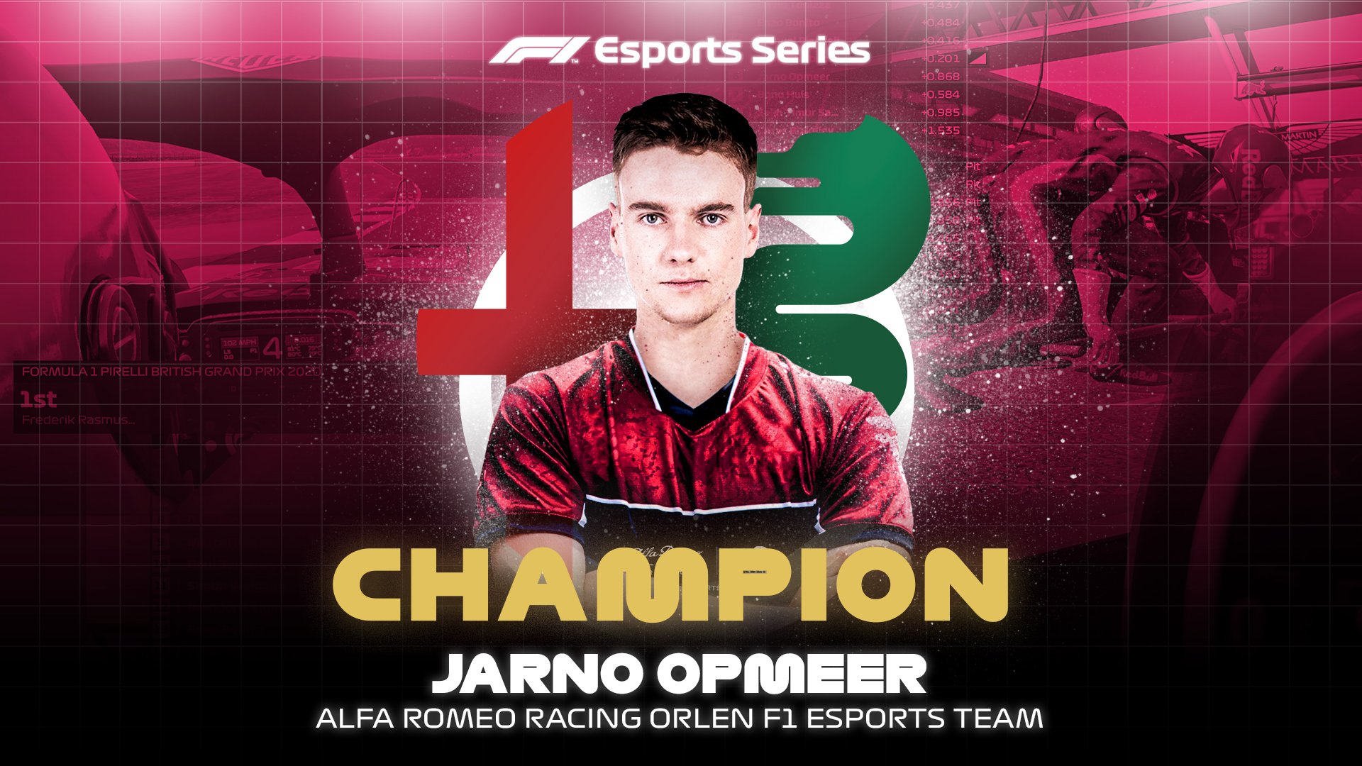 Jarno Opmeer Raih Juara Dunia F1 Esports Series 2020