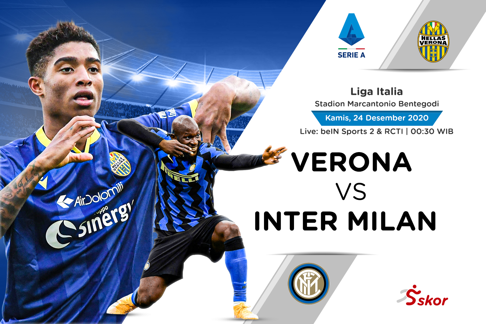 Link Live Streaming Hellas Verona vs Inter Milan di Liga Italia