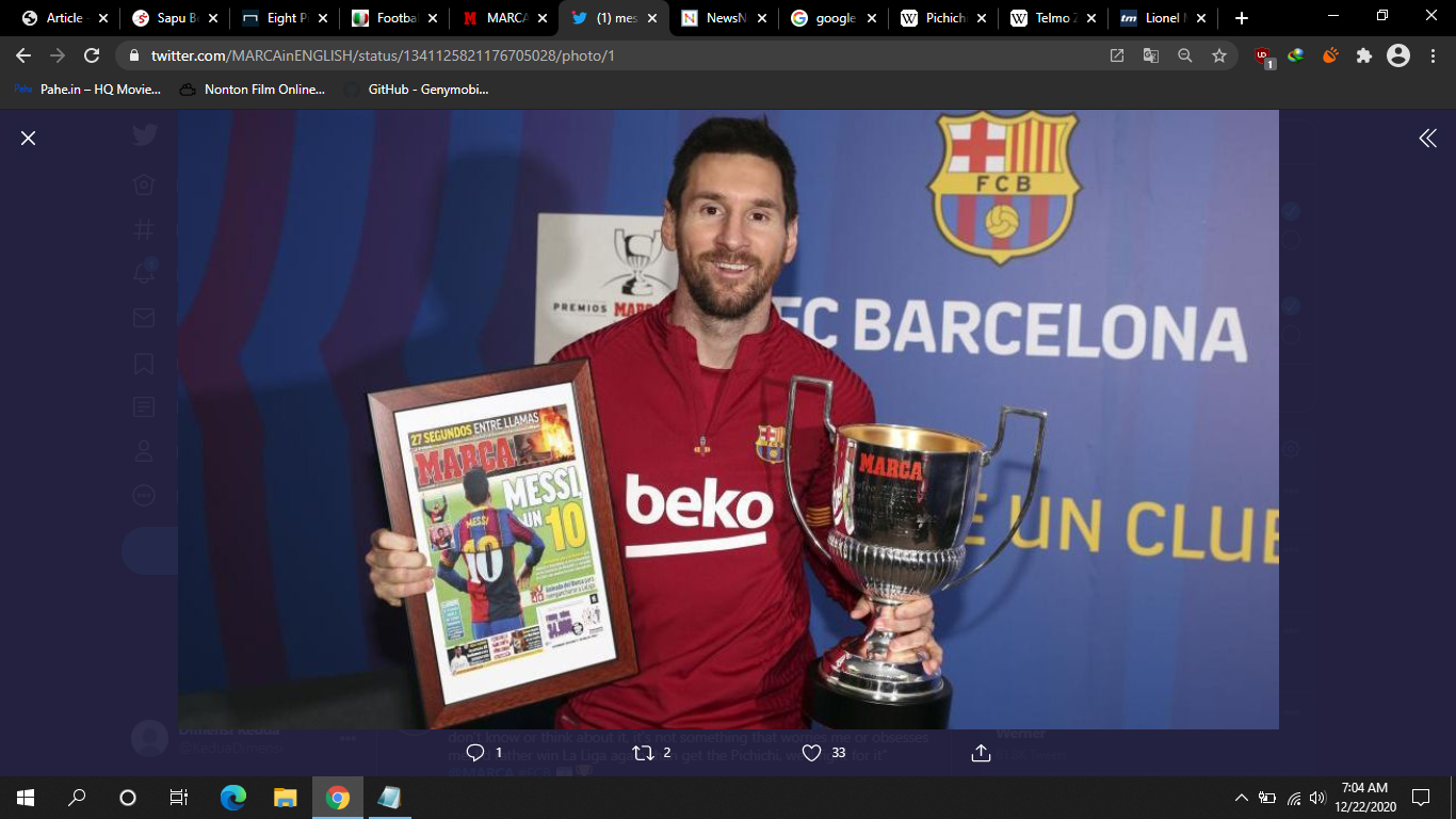 Sabet El Pichichi Ketujuh, Lionel Messi Lebih Inginkan Gelar Juara Liga Spanyol