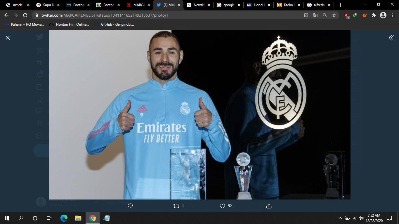 Isyarat Tinggalkan Real Madrid, Lyon Masih Ada di Hati Karim Benzema
