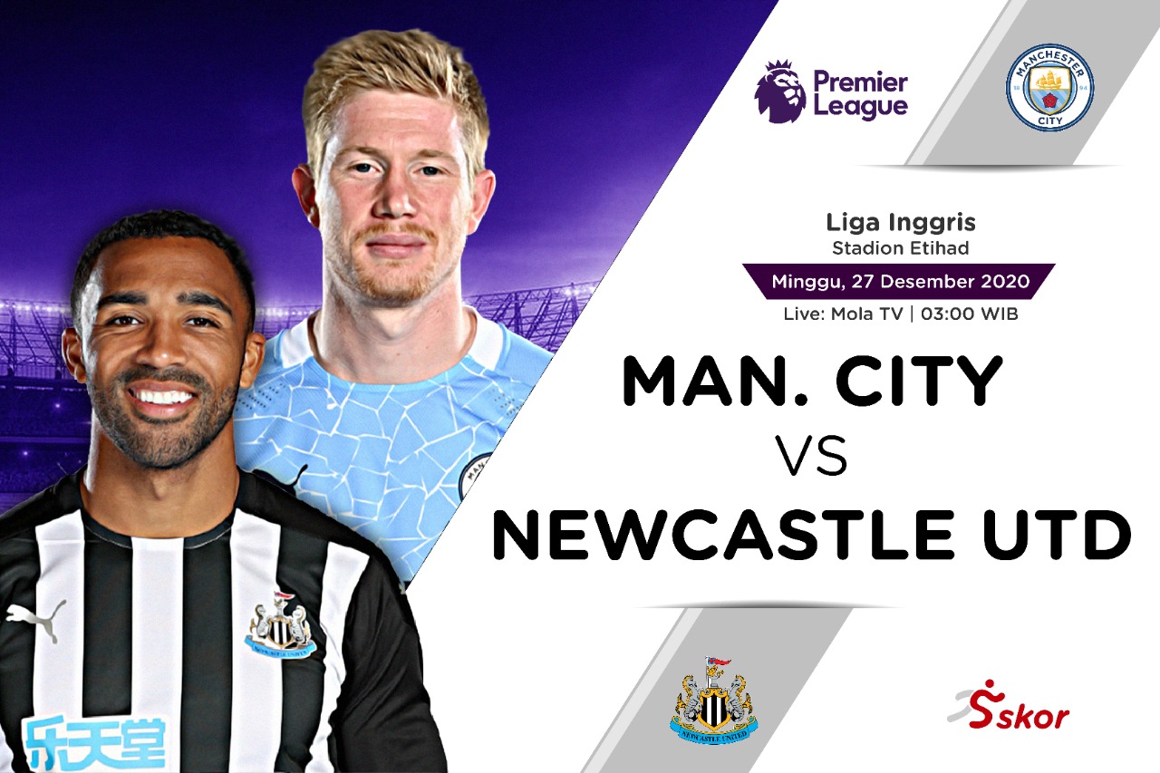 Link Live Streaming Liga Inggris: Manchester City vs Newcastle United