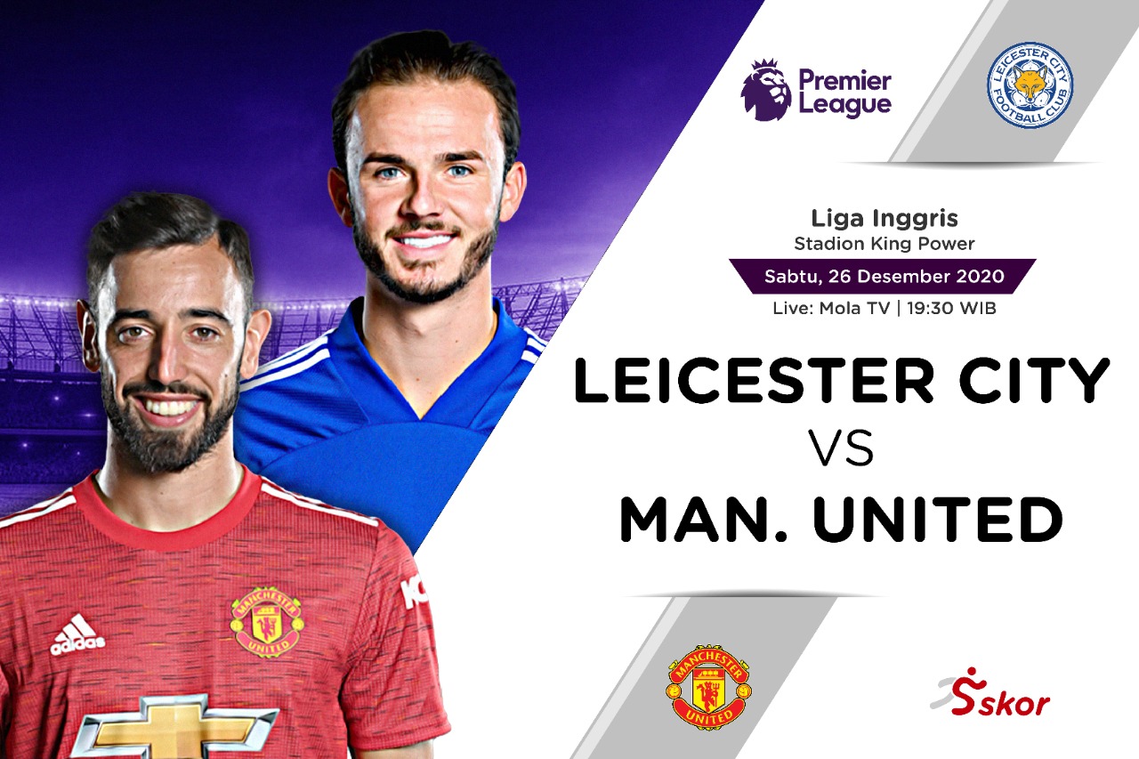 Link Live Streaming Leicester City vs Manchester United di Liga Inggris