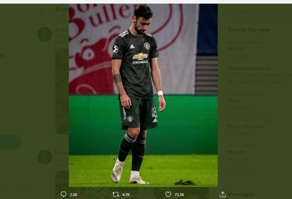 Bruno Fernandes Ternyata Belum Puas dengan Manchester United