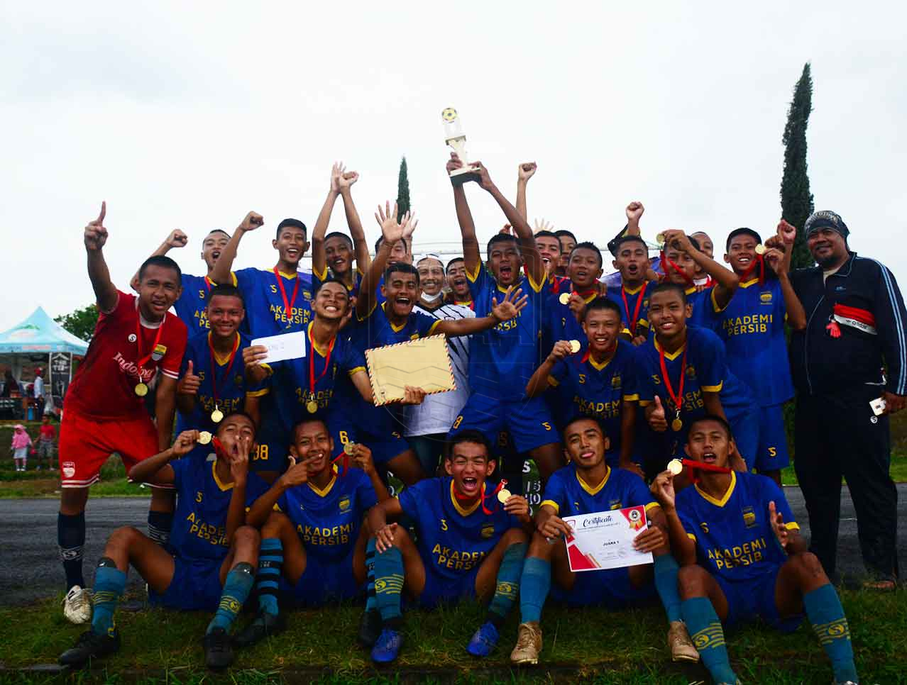 Tanpa Kebobolan sepanjang Turnamen, Akademi Persib Bandung Juarai Kartabraja Cup