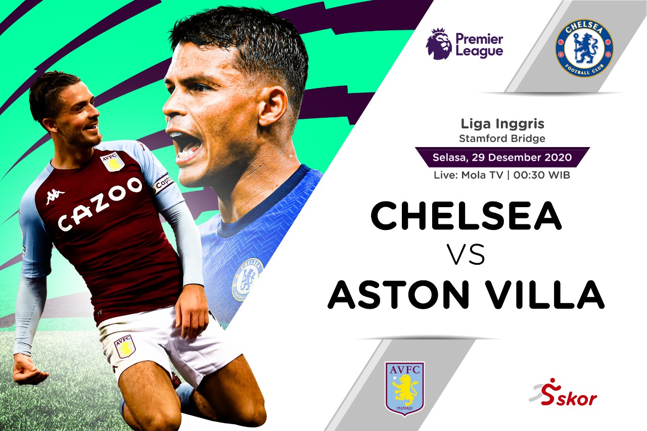 Link Live Streaming Chelsea vs Aston Villa di Liga Inggris
