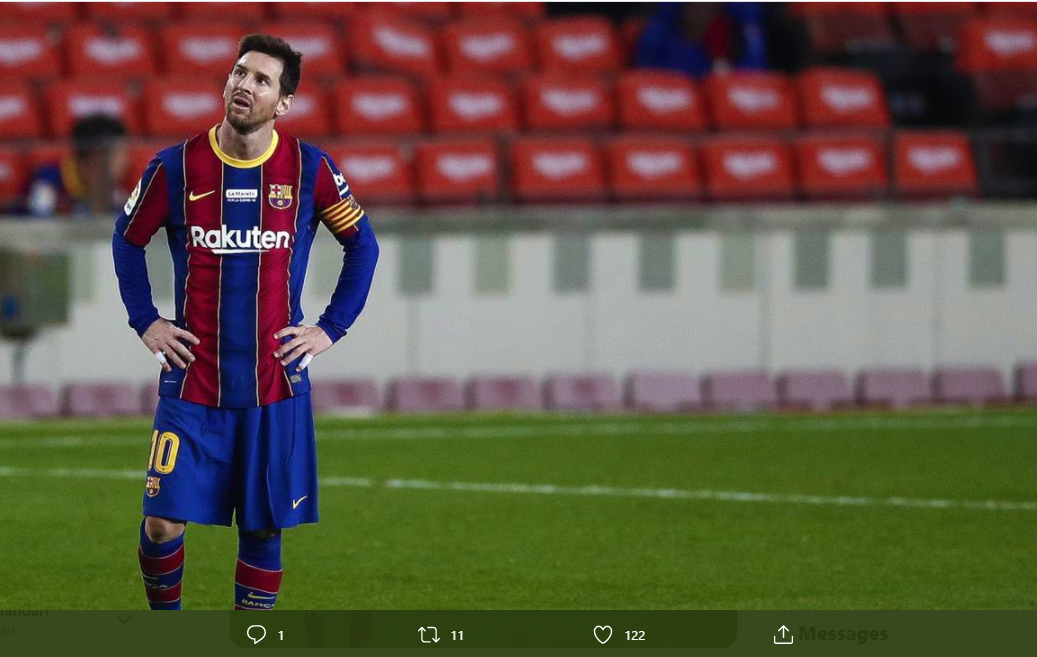 Kontraknya Bocor, Lionel Messi Curigai 5 Orang di Barcelona