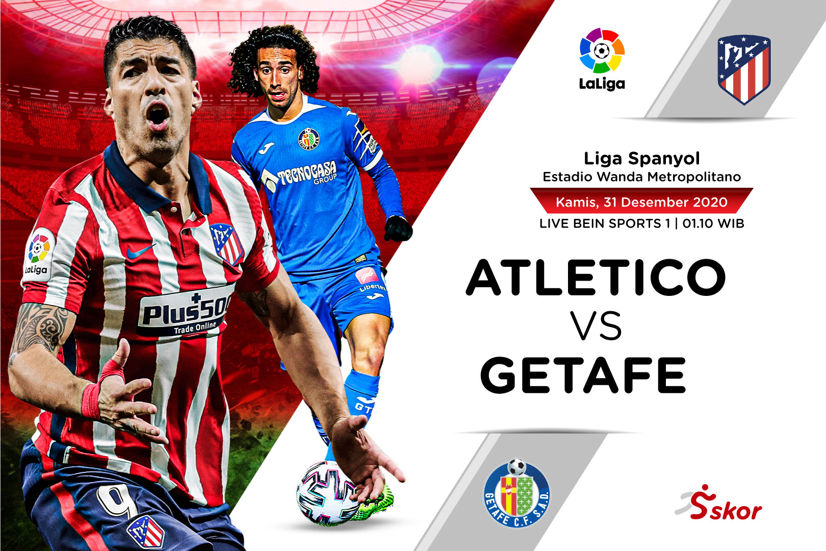 Prediksi Liga Spanyol: Atletico Madrid vs Getafe