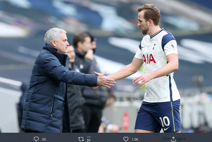 Jose Mourinho Ingin Buat Tottenham Tidak Bergantung Kepada Harry Kane