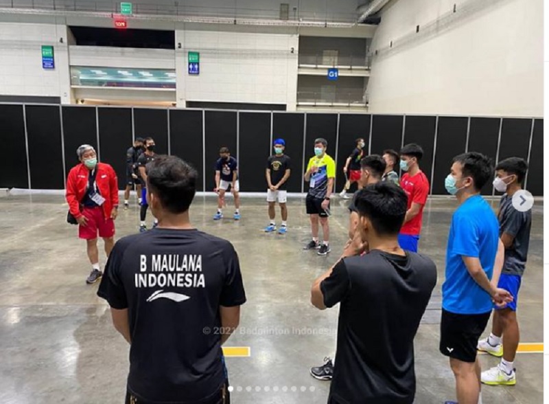 Jelang Thailand Open: Pebulu Tangkis Indonesia Jalani Latihan dengan Prokes Ketat