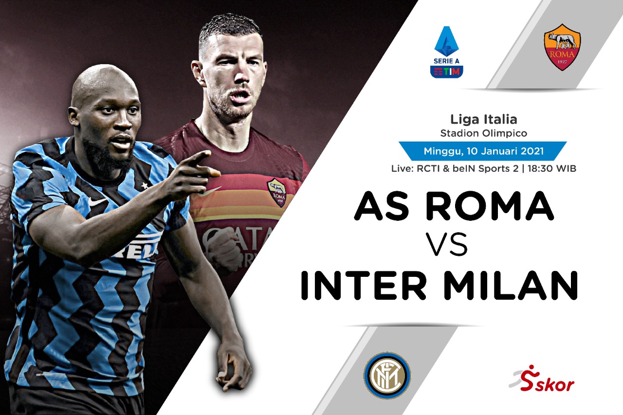 Link Live Streaming AS Roma vs Inter Milan di Liga Italia