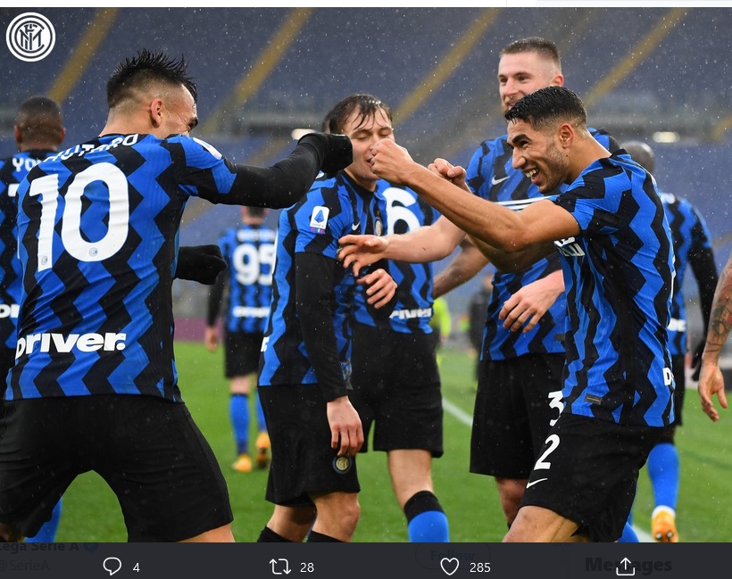 Lautaro Martinez Catat Rekor Pemain Termuda yang Mencapai 30 Gol di Inter Milan
