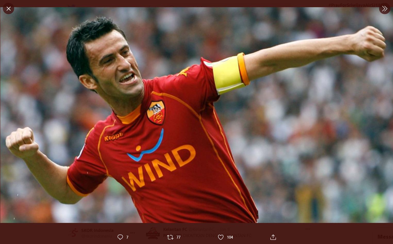 Legenda AS Roma Dilaporkan Latih Mantan Klub Ferdinand Sinaga