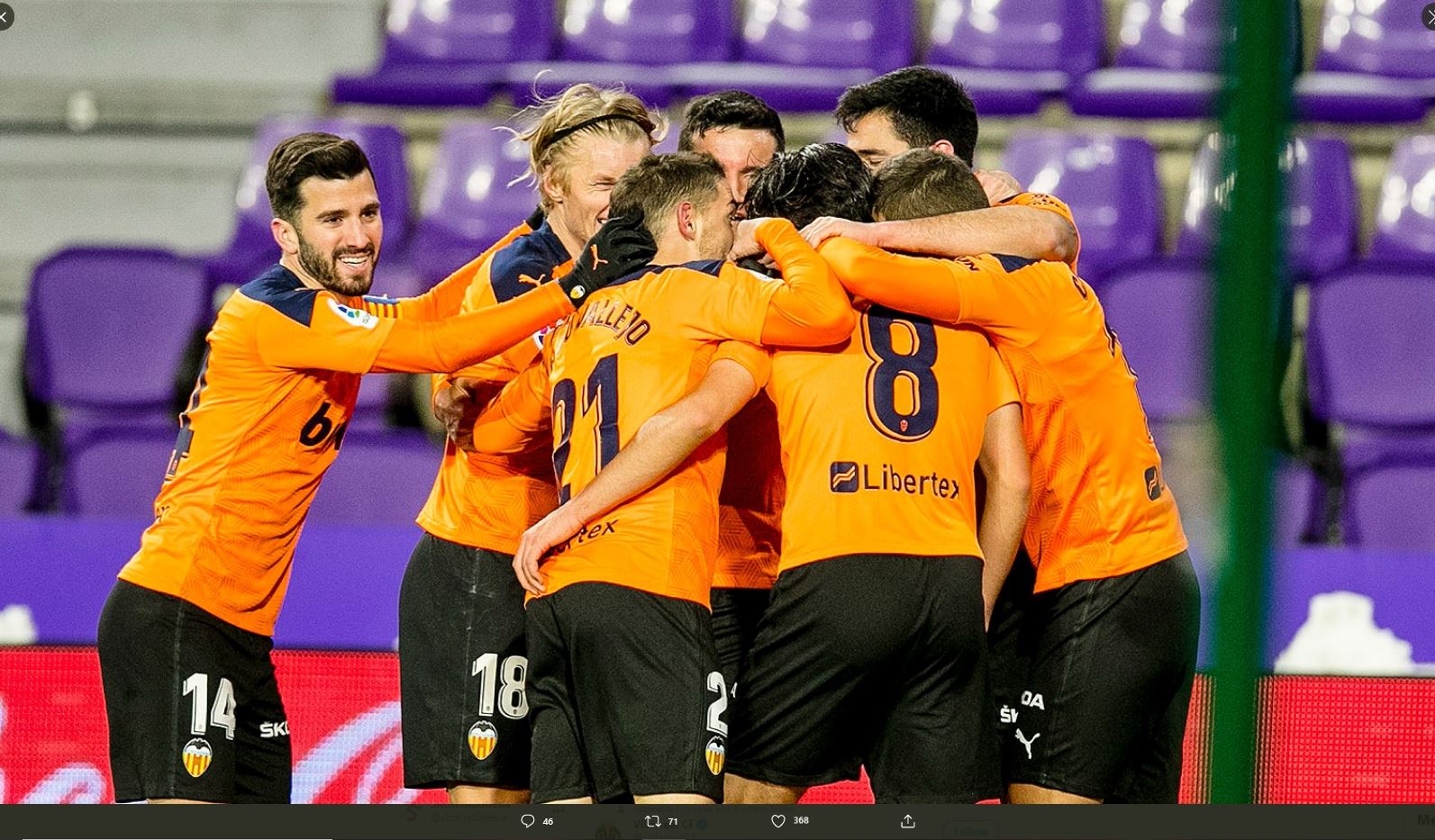 Hasil Lengkap dan Klasemen Liga Spanyol - Duo Tim Valencia Raih Kemenangan