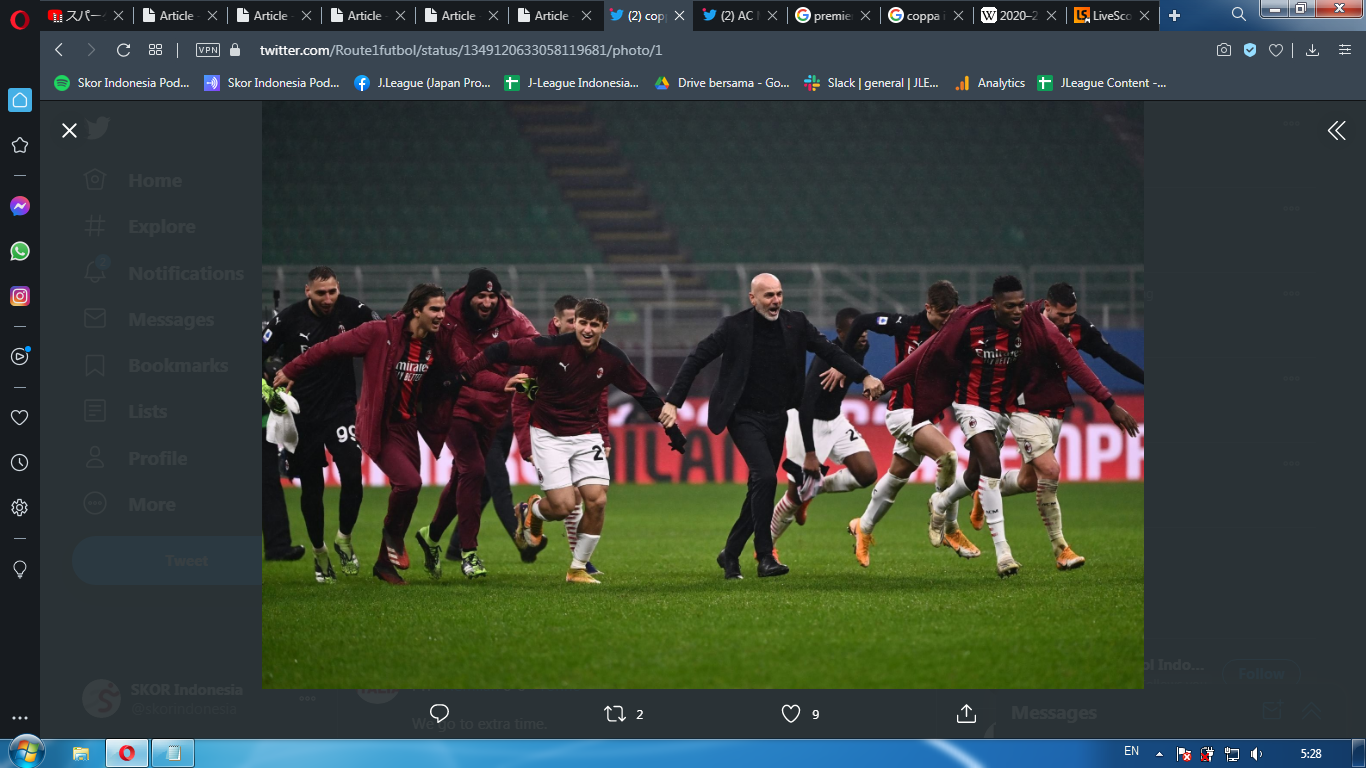 Ungkapan Kebahagiaan Stefano Pioli Seusai AC Milan Lolos ke 8 Besar Coppa Italia