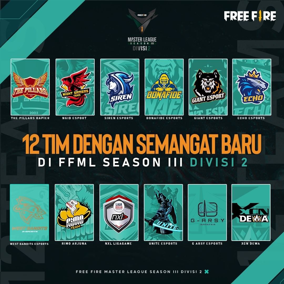 Link Live Streaming Free Fire Master League Season 3 Matchday 1