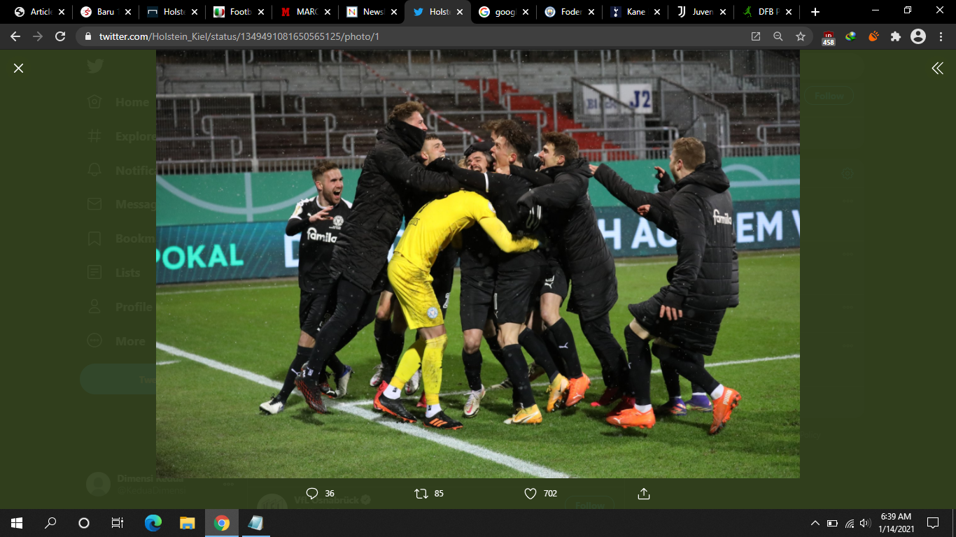 Kalah Adu Penalti, Bayern Munchen Disingkirkan Tim Kasta Kedua dari DFB-Pokal