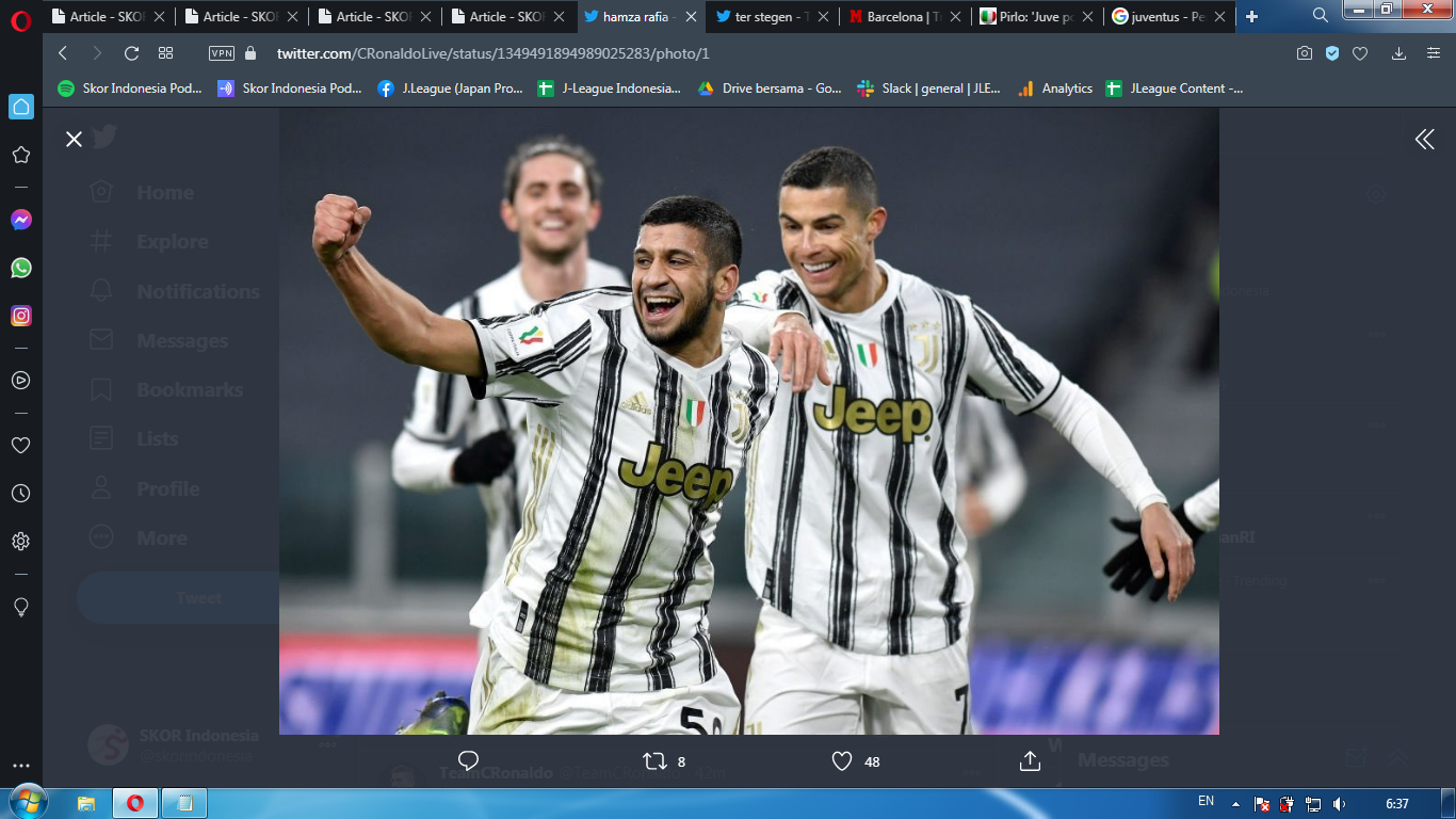 Profil Hamza Rafia, Pencetak Gol Kemenangan Juventus atas Genoa