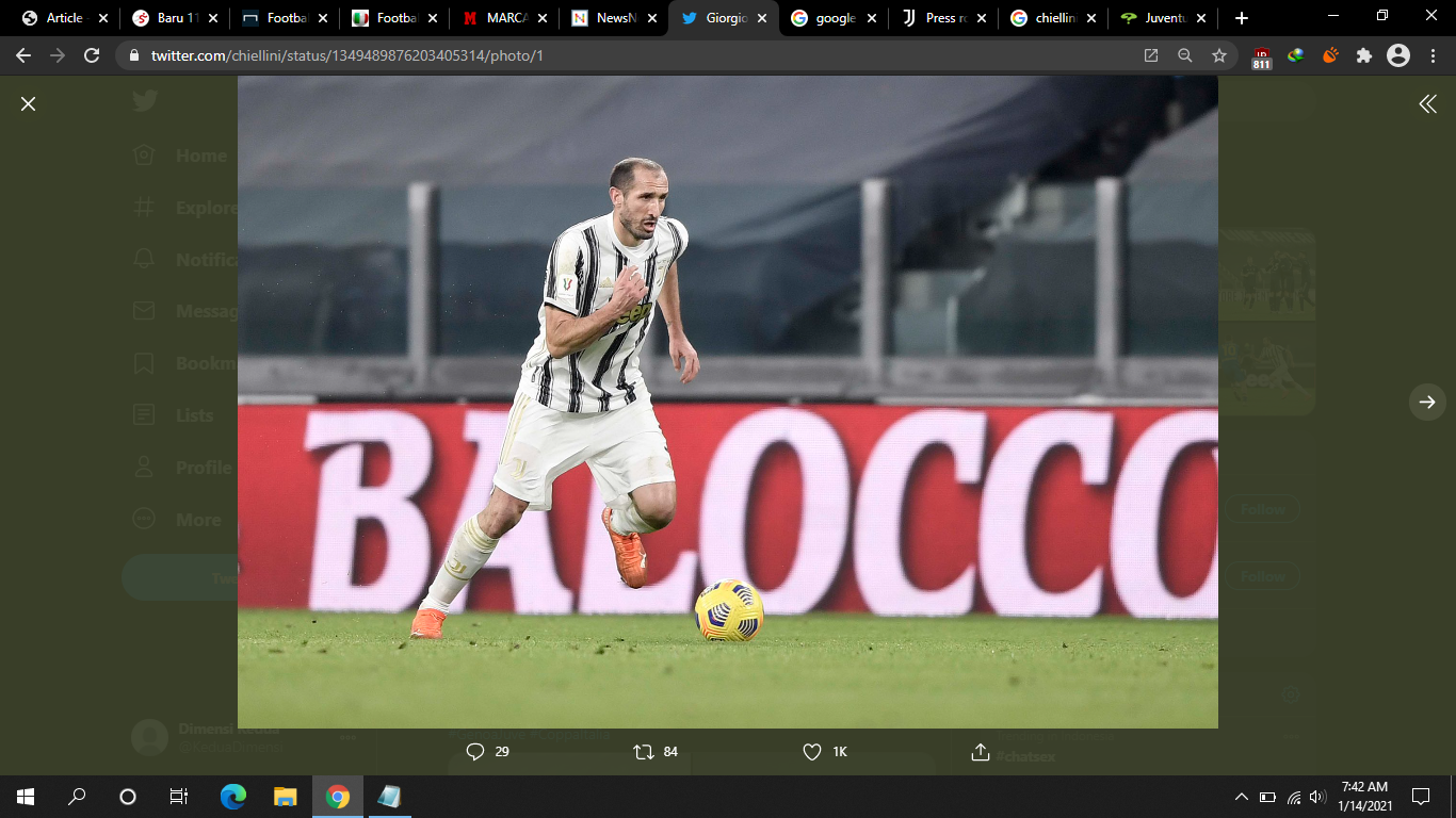 5 Bek Legendaris Juventus, Termasuk Giorgio Chiellini