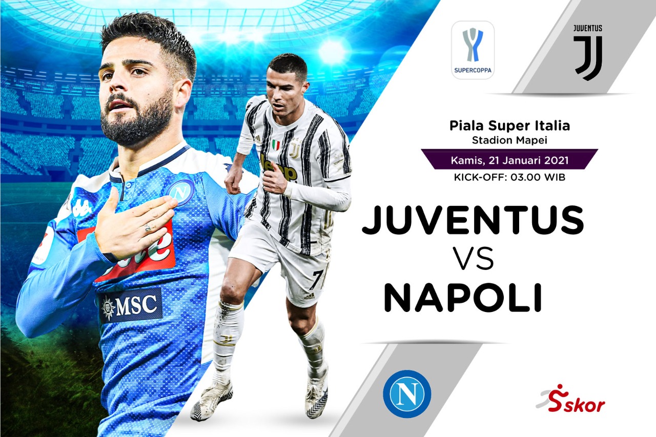 Prediksi Piala Super Italia Juventus vs Napoli: Rapor I Partenopei Lebih Baik