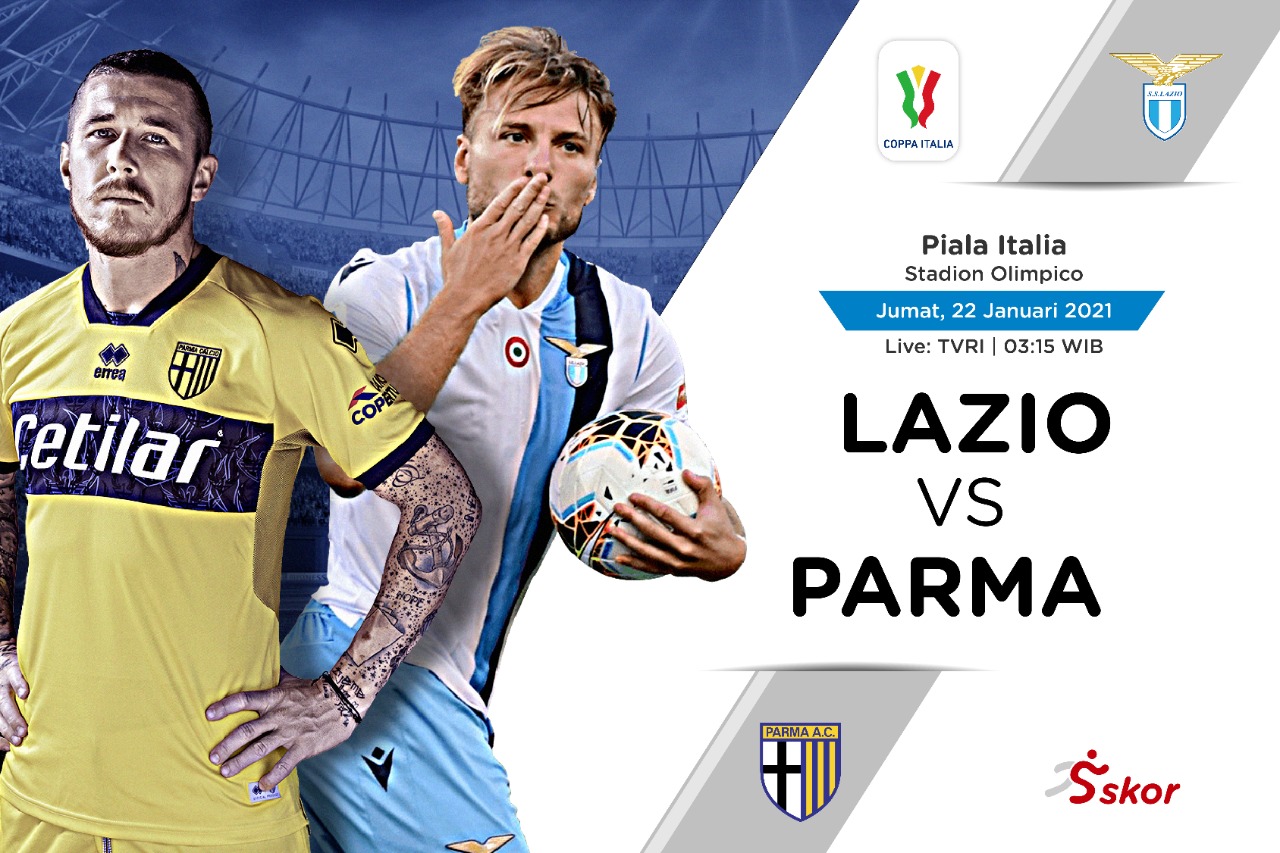 Link Live Streaming Coppa Italia: Lazio vs Parma