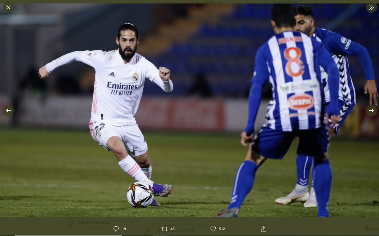 Hanya 20 Detik, Pembicaraan soal Transfer Isco dari Real Madrid ke Sevilla