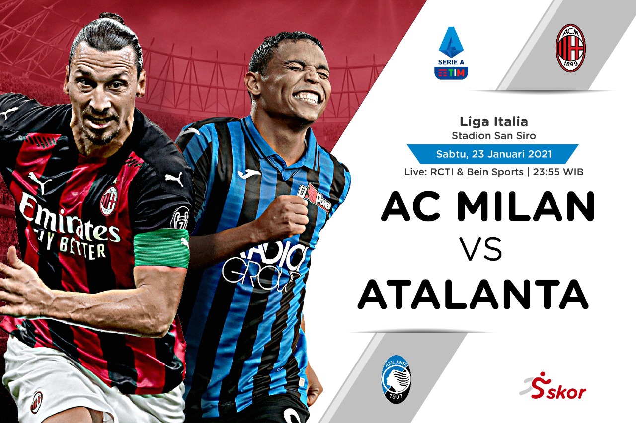 Link Live Streaming Liga Italia: AC Milan vs Atalanta