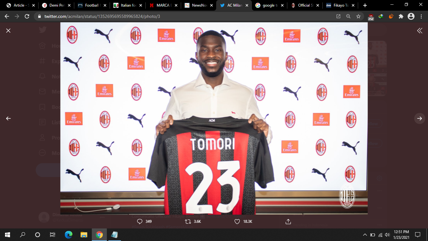 Kata-kata Pertama Fikayo Tomori Pascaresmi Gabung AC Milan