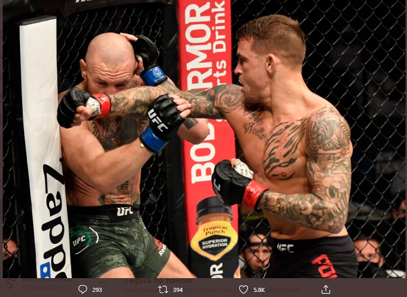 Dustin Poirier: Saya Akan Habisi Conor McGregor di Pertarungan Trilogi UFC 264