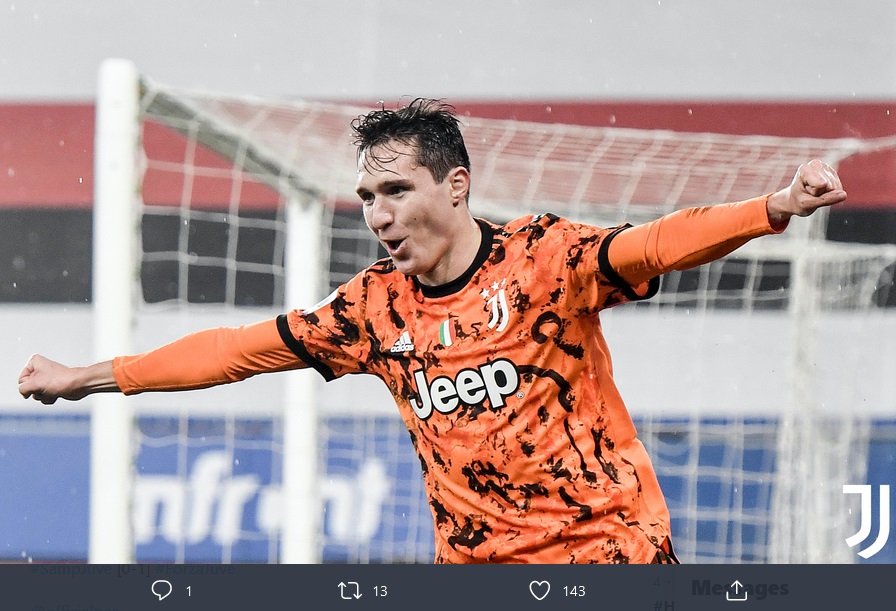 Federico Chiesa Tuntut Juventus Tampil Berbeda di Laga Berikutnya