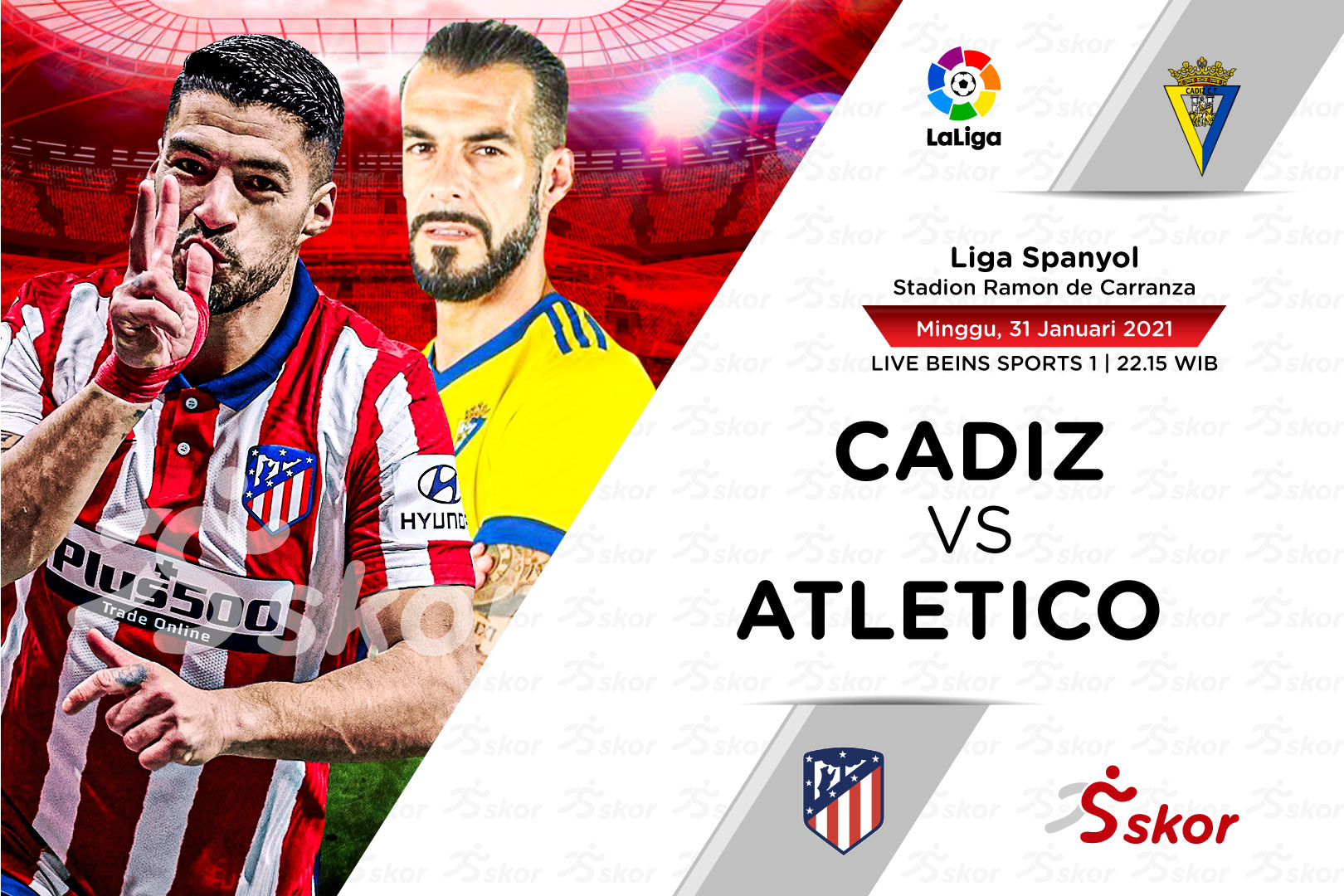 Prediksi Cadiz vs Atletico Madrid: Potensi Lumbung Gol Los Rojiblancos