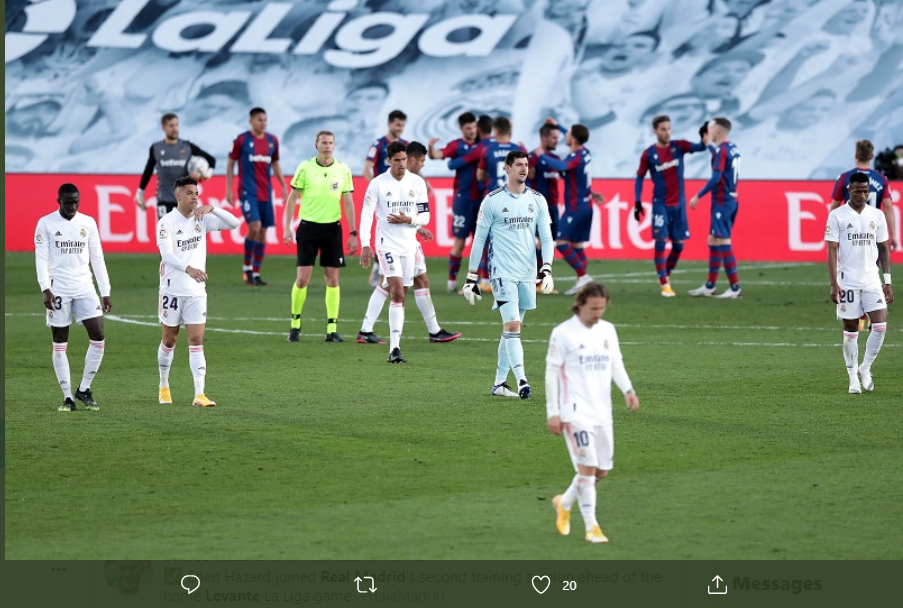 Krisis Real Madrid, Hanya Ada 12 Pemain Outfield yang Fit Jelang Lawan Huesca
