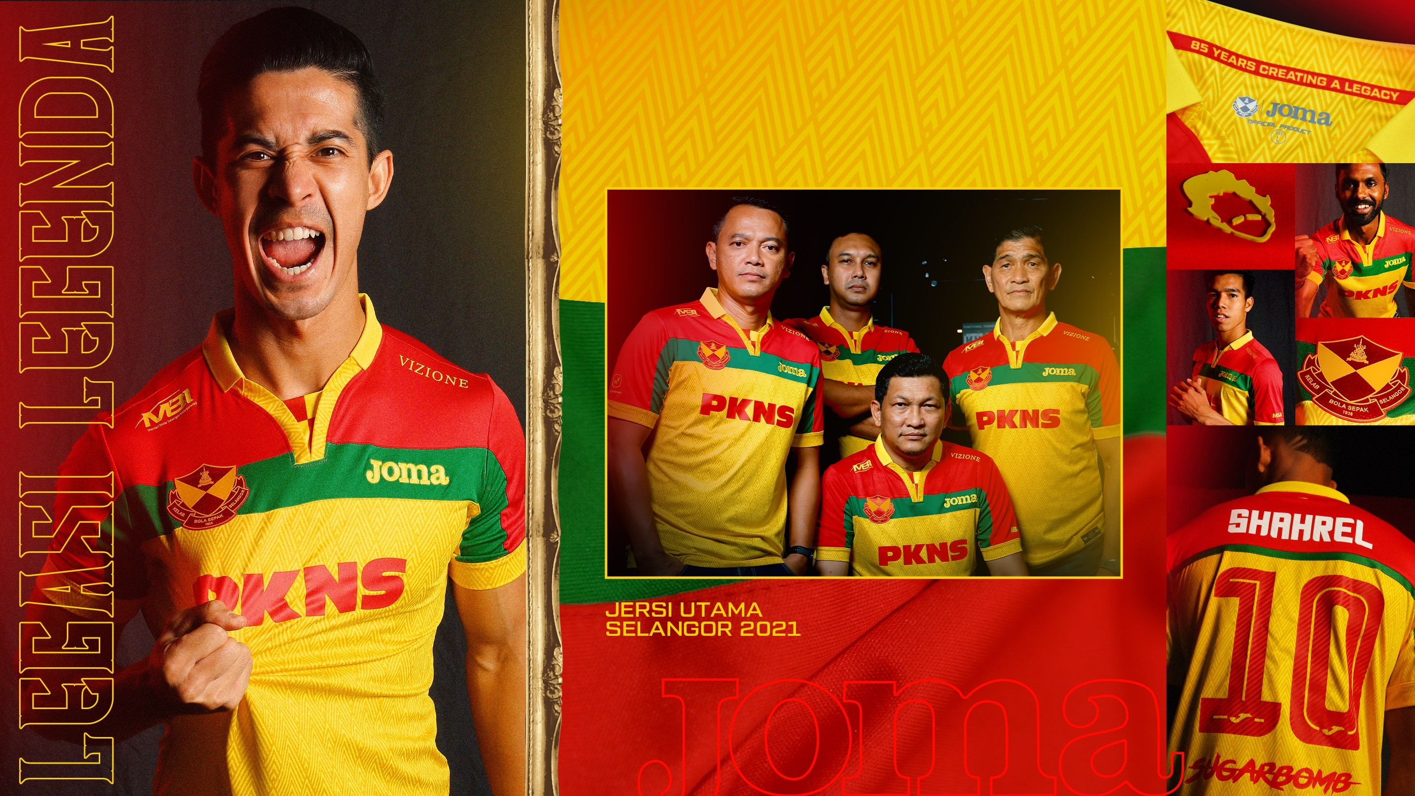 Selangor FC Rilis Jersey untuk Musim 2021, Ada Aroma Juara dan Legenda