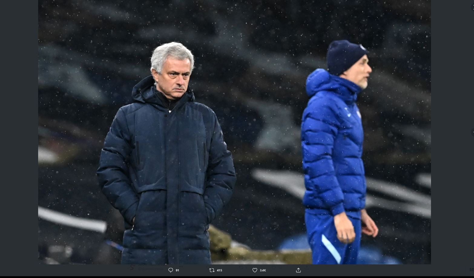 Jose Mourinho Klaim Tottenham Hotspur Tidak Layak Kalah dari Chelsea
