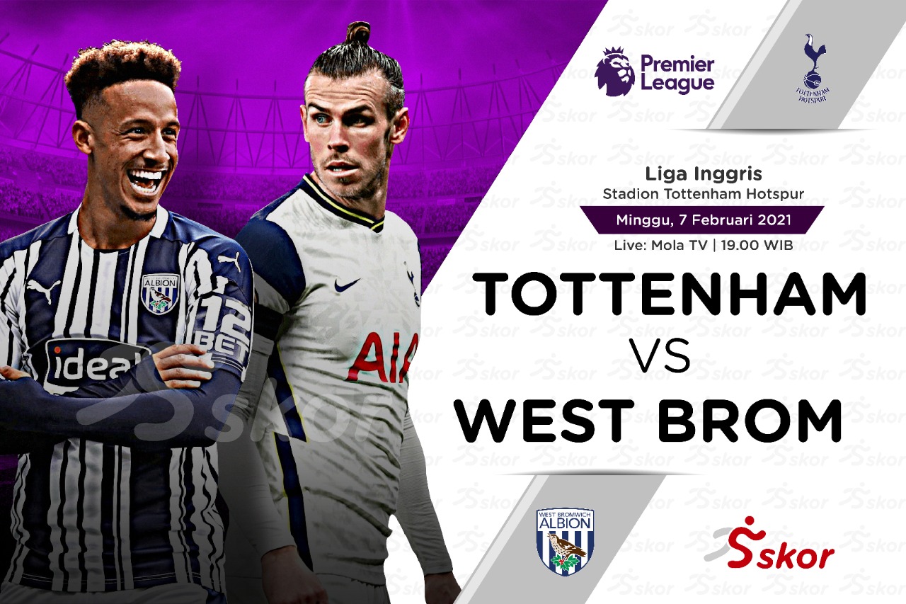Link Live Streaming Tottenham Hotspur vs West Brom di Liga Inggris
