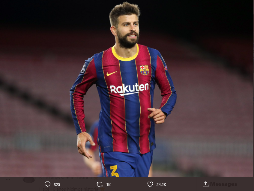 Gerard Pique Konfirmasi Absen saat Barcelona hadapi Getafe