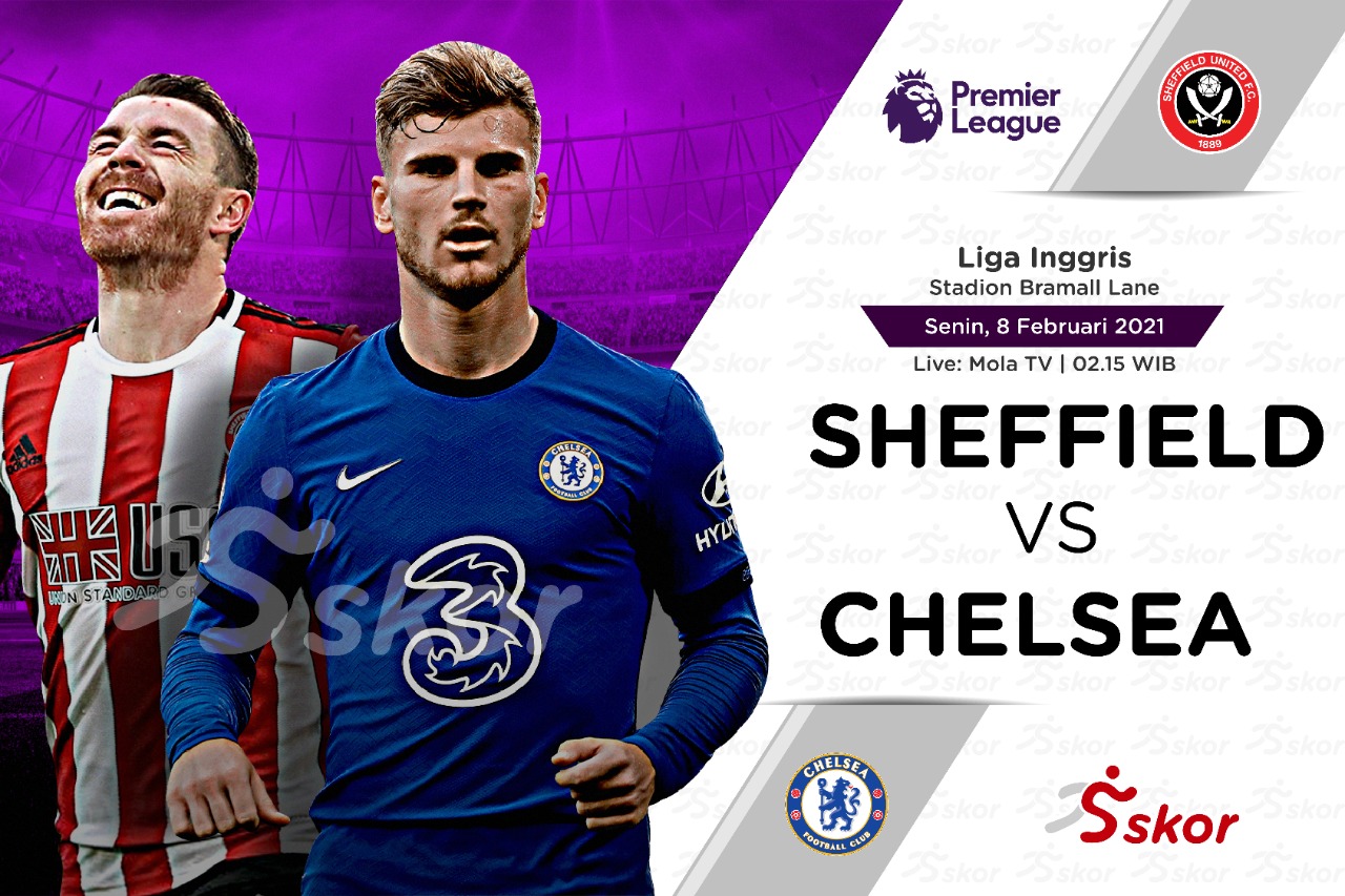 Link Live Streaming Sheffield United vs Chelsea di Liga Inggris