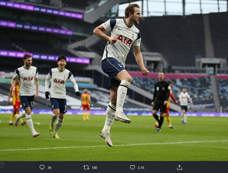  Bos Tottenham Hotspur Tidak Mau Harry Kane Bergabung ke Klub Liga Inggris