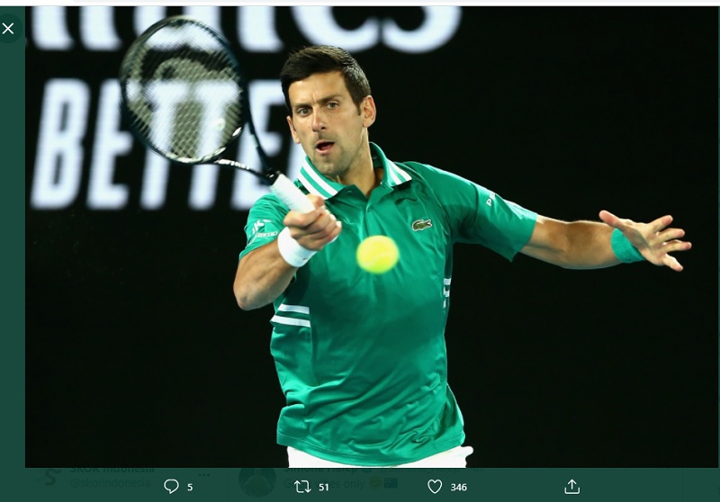 Australia Open 2021: Novak Djokovic Buka Peluang dengan Kemenangan Meyakinkan 