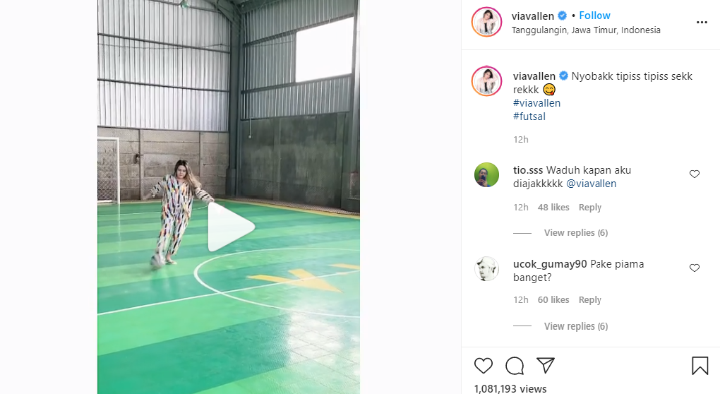Unggah Video Menendang Bola, Via Vallen Minta Diajari Kiper Timnas Futsal Putri Indonesia