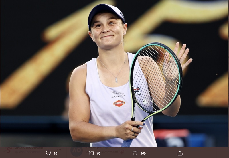 Ashleigh Barty Tak Peduli soal Polemik Novak Djokovic di Australian Open 2022