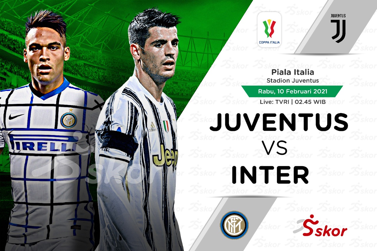 Link Live Streaming Juventus vs Inter Milan di Piala Italia