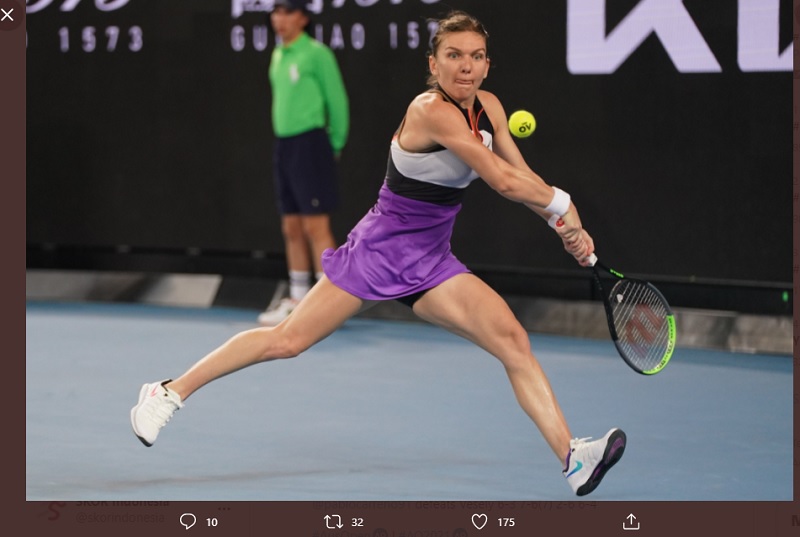 Cedera Panjang, Simona Halep Terlempar dari Top 10 Ranking Dunia