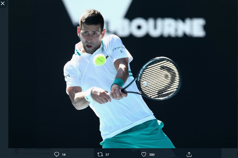 Australia Open 2021: Rekap, Novak Djokovic Butuh 210 Menit untuk Menang