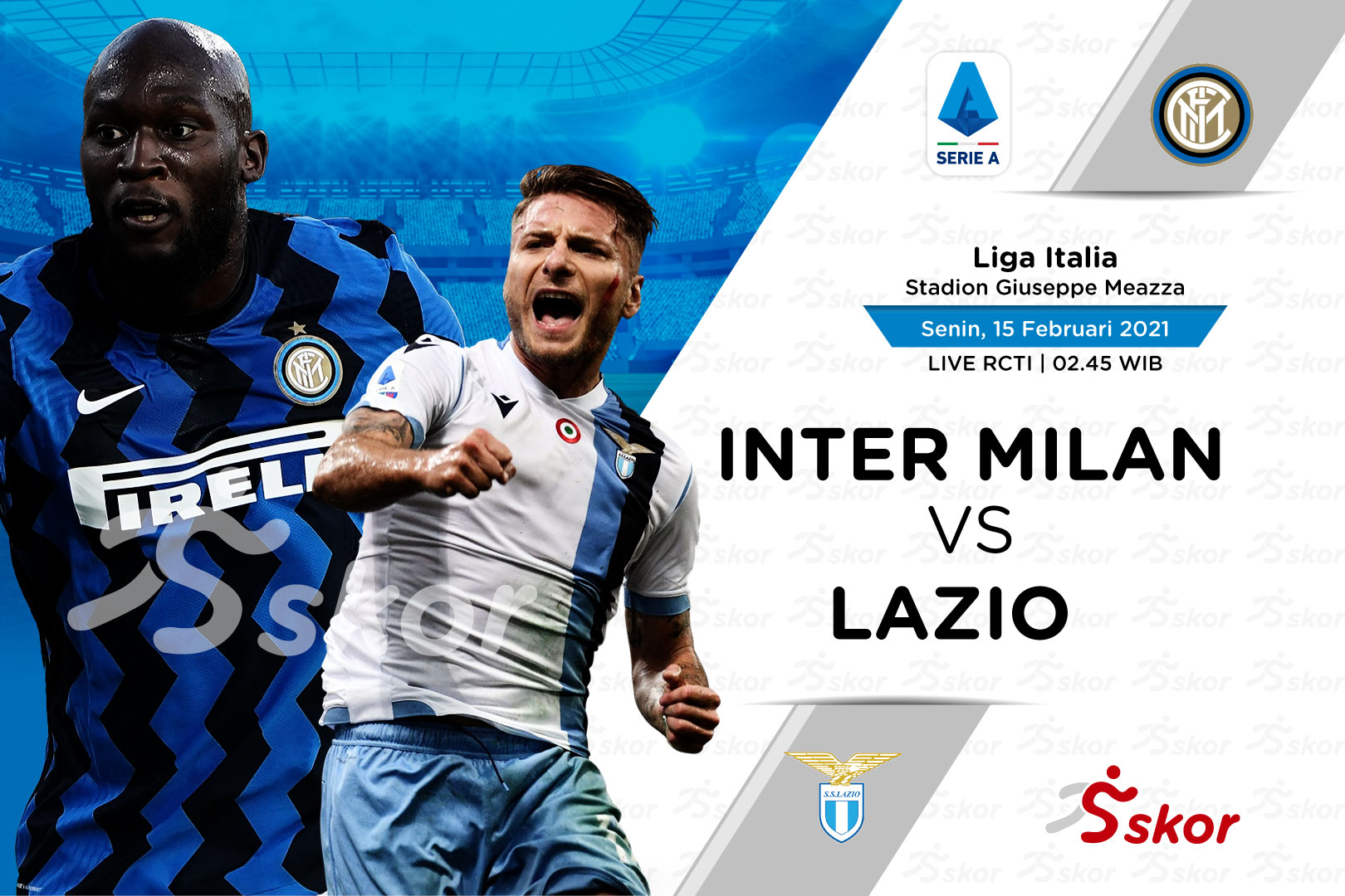 Prediksi Inter Milan vs Lazio: Peluang I Nerazzurri Rebut Puncak Klasemen Liga Italia
